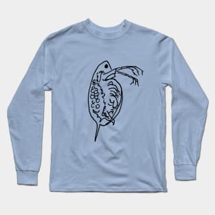 Daphnia Line Art Long Sleeve T-Shirt